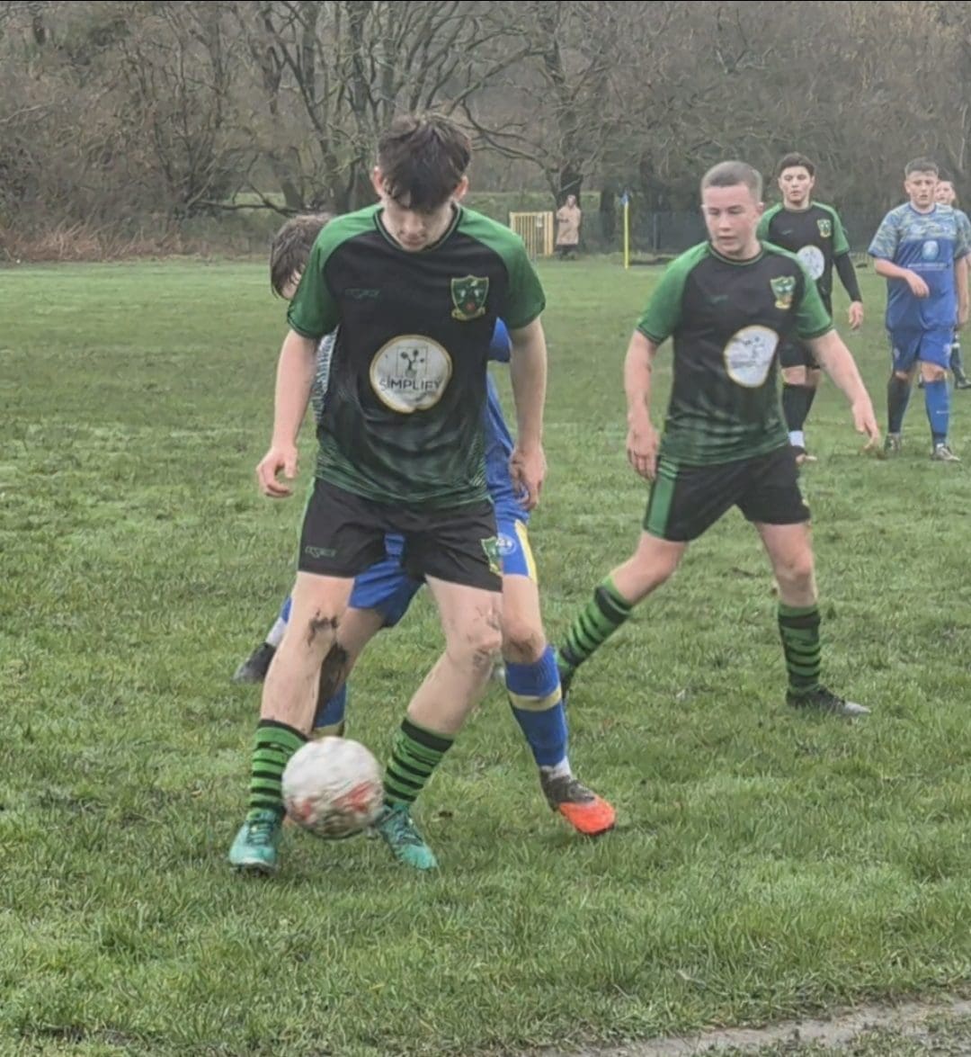 Tony O'Neill sponsored under-15s football team